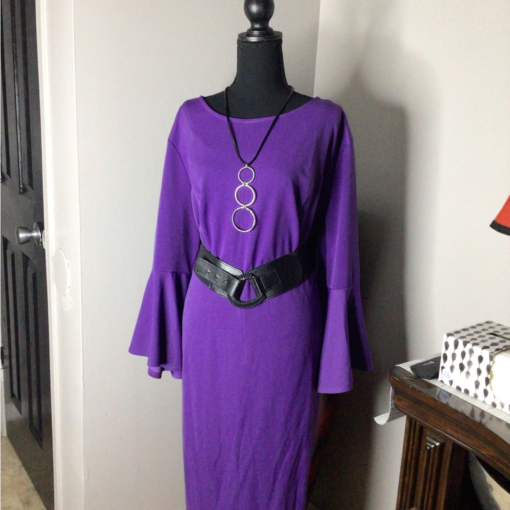 413 Purple Dress Size 22w